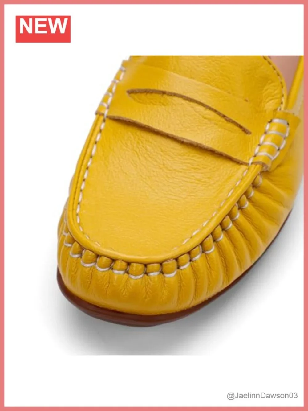 Genuine Leather Slip-On Loafers Women Cushioned Arch Support Flats